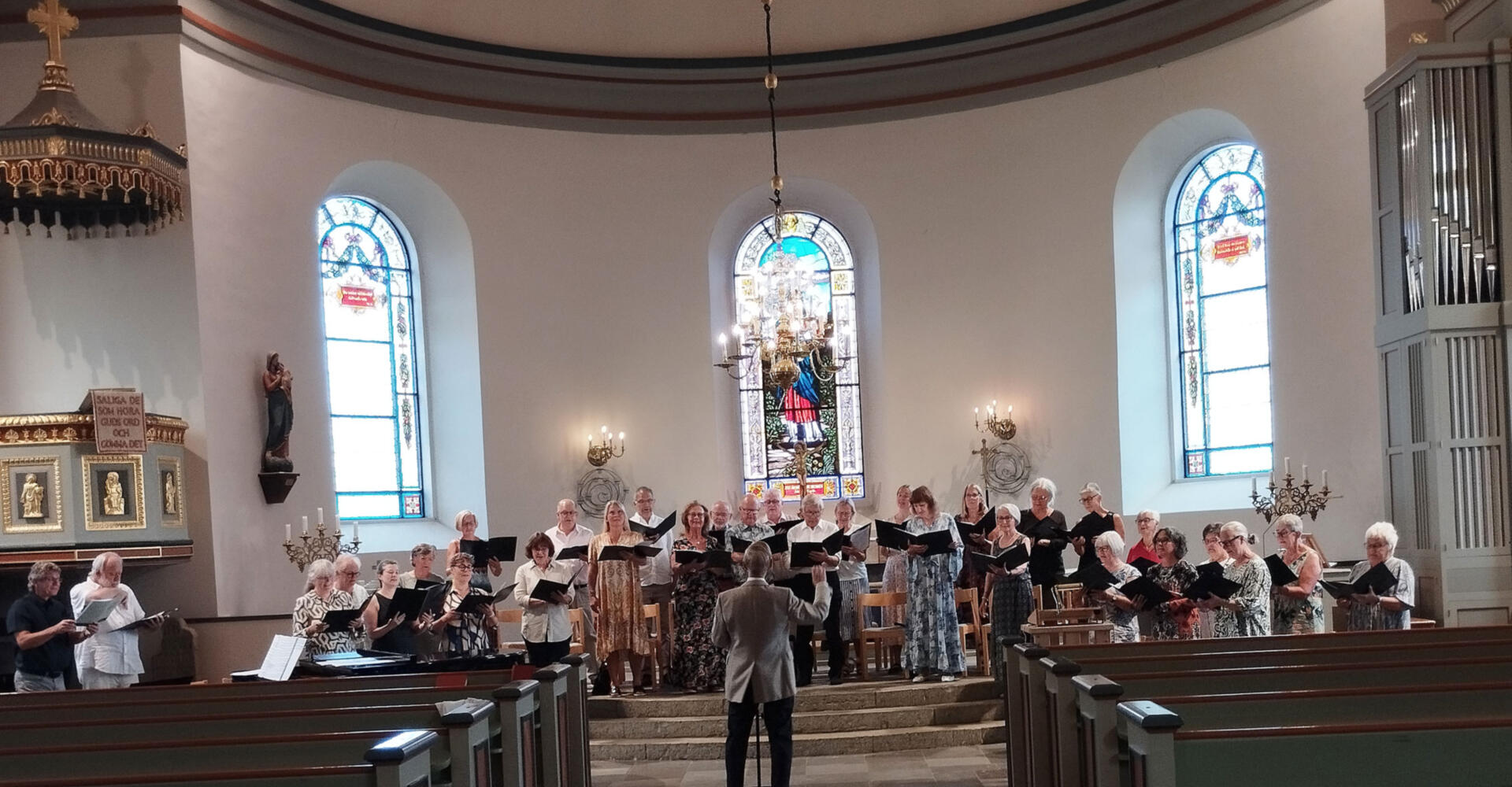 Körsång i Hjo kyrka
