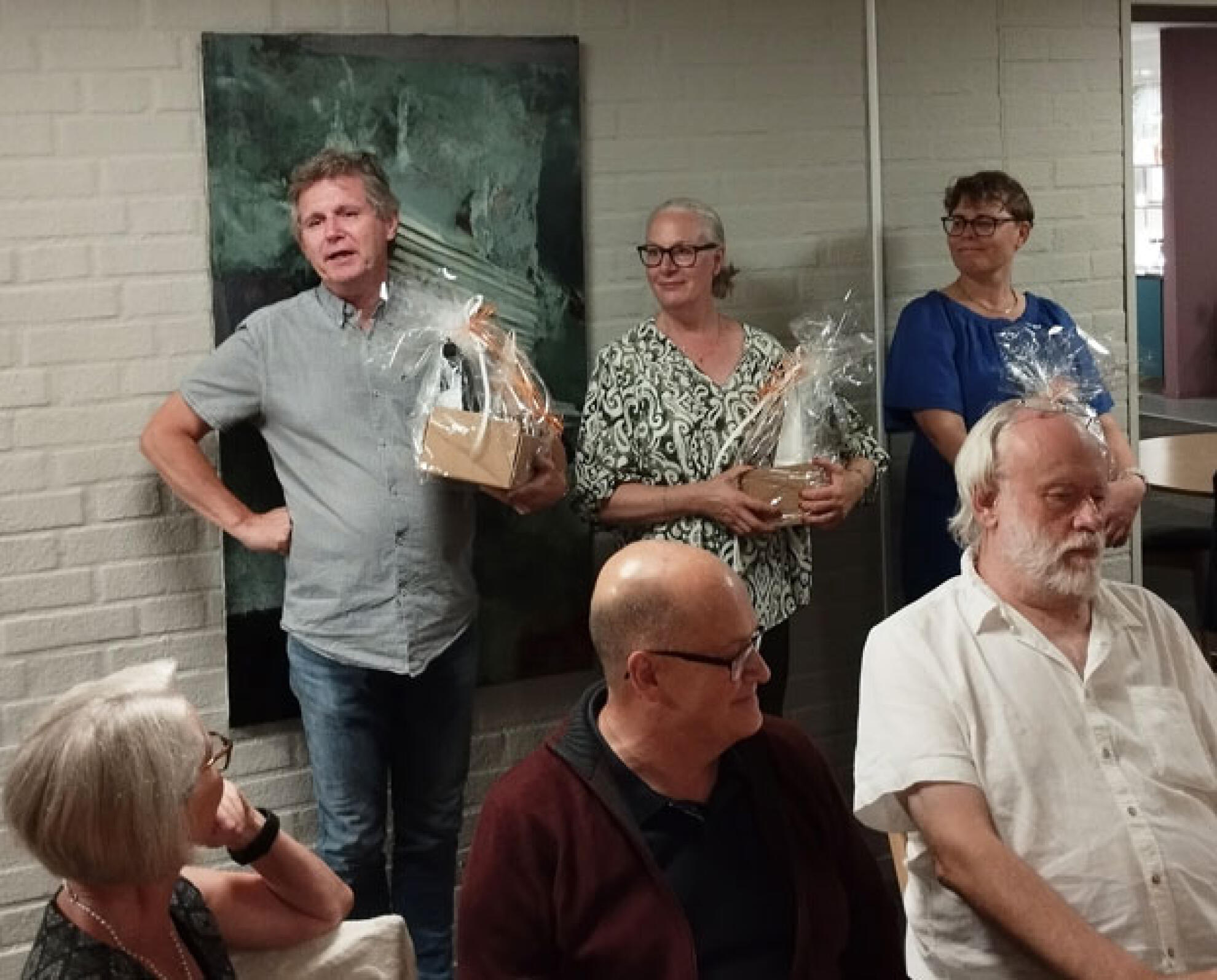Kursledarna avtackas